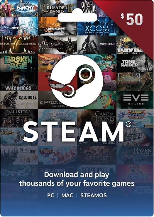 Steam Gift Card - $50