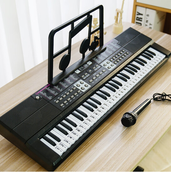 QIAO WA BAO BEI Children's Toys Electronic Piano Baby Puzzle Toys Boys and Girls Musical Instruments Birthday Gift