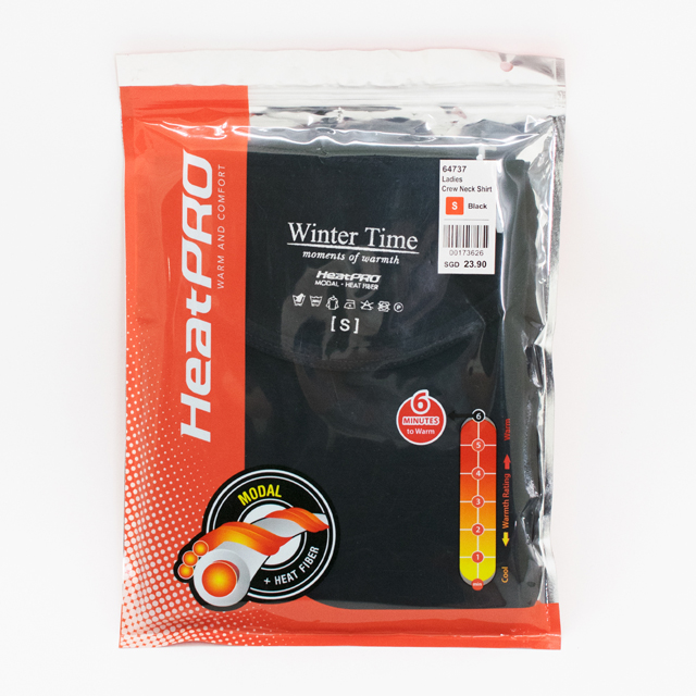 LADIES HEATPRO CREW NECK SHIRT|,|