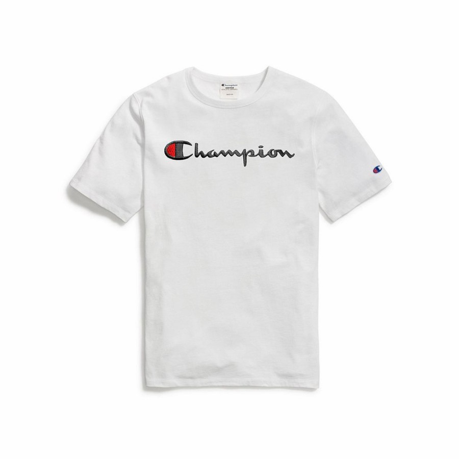 Champion SS23 Womens The Heritage T-Shirt in White (WL1873HS22-551058045)|,|