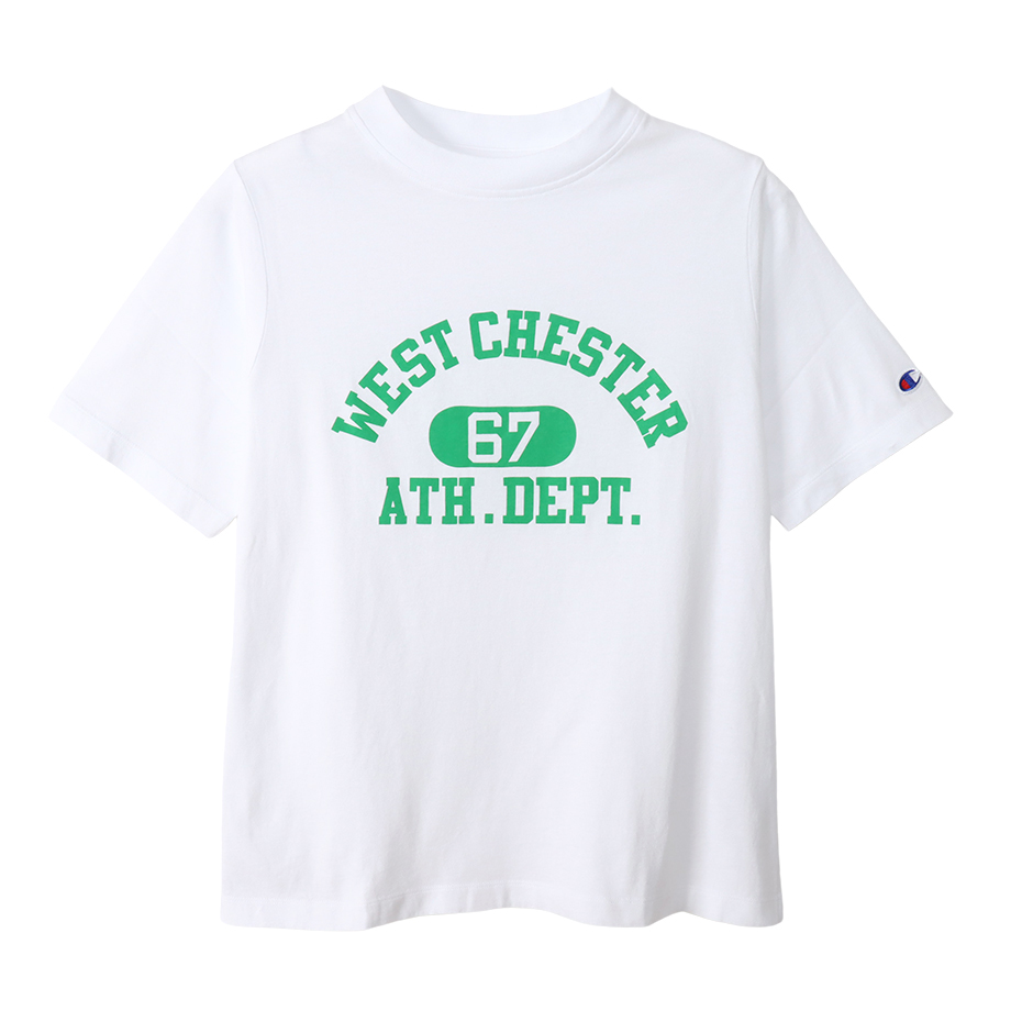 Champion SS23 Women&#x27;s Short Sleeve T-shirt in White (CW-X312)|,|