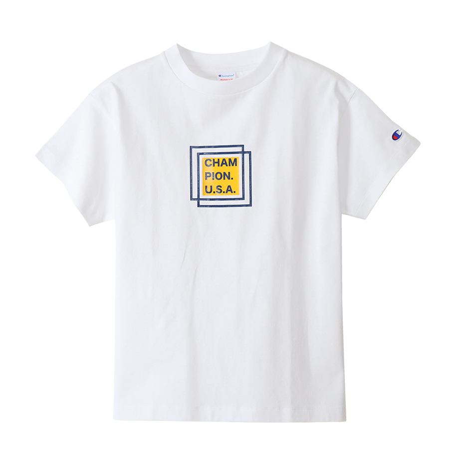 Champion SS23 Women&#x27;s Short Sleeve T-shirt in White (CW-X324)|,|