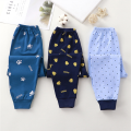 Xiaozhima 100% Cotton Long Pants Kids Boy &amp; Girl Underwear Pajamas Trousers (3Y-12Y) / Seluar Jogger Budak Panjang dan Bercekak Cotton|,|