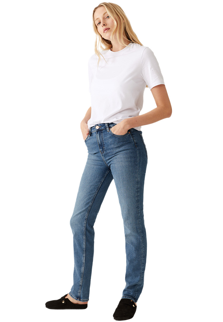 M&amp;S Sienna Straight Leg Jeans with Stretch - T57/7566|,|