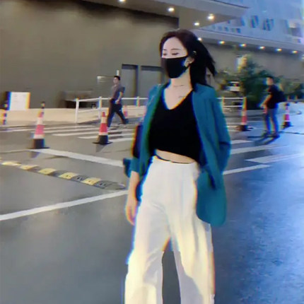 Women Clothing Niche Coat Chiffon Small Suit Jacket|,|