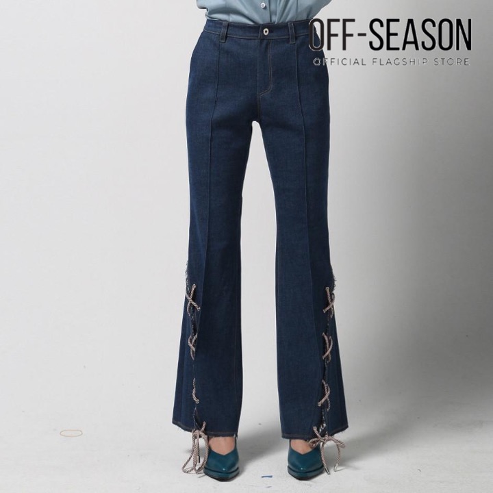 Off-season Clearance LIE Braided Flare Jeans|,|
