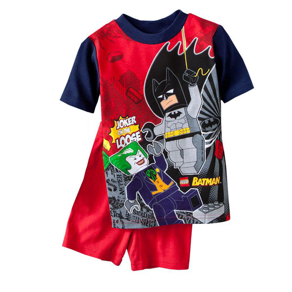 Lego Batman Casual Set Boy 2pc/Set Cotton Joker on the Loose|,|
