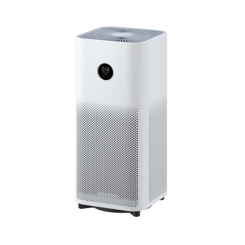 Xiaomi Air Purifier 4 , OLED Display HEPA filter 3-Layer Integrated 360° cylindrical Removes 99.97% of Pollutants, Delivers 6330 liters of purified air per minute, APP &amp; Voice Control, Whisper Qui