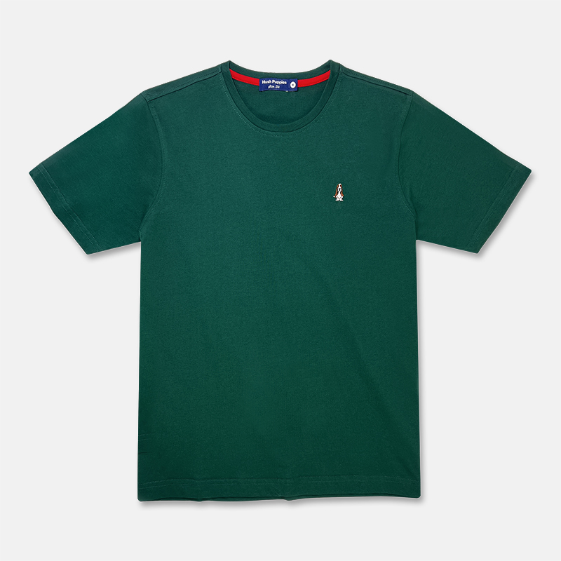 HUSH PUPPIES MENS ROUND NECK TEE | COTTON | SLIM FIT | #HMT806662|,|