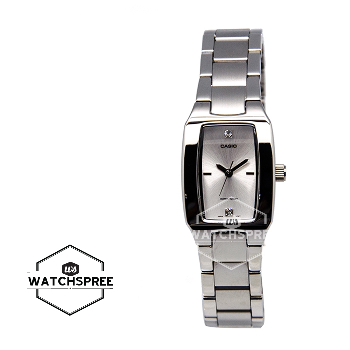 [Watchspree] Casio Ladies&#x27; Standard Analog Silver Stainless Steel Band Watch LTP1165A-7C2 LTP-1165A-7C2|,|