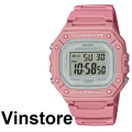 [Vinstore] Casio W-218H Pink Resin Sports Women Kids Watch W-218HC-4AVDF W-218HC-4A W218HC-4A|,|