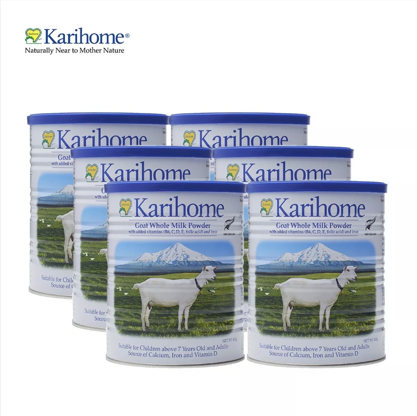 [Bundle of 6] Karihome Goat Whole Milk Powder 400g (for above 7yr old and adult)|,|