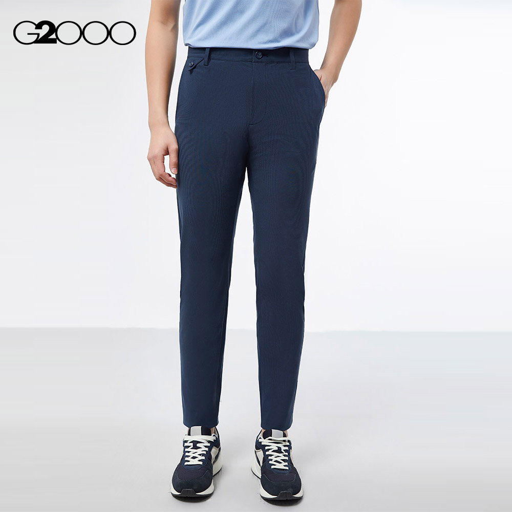 G2000 Men Multi-Way Stretch Knit Flat Front Pants|,|