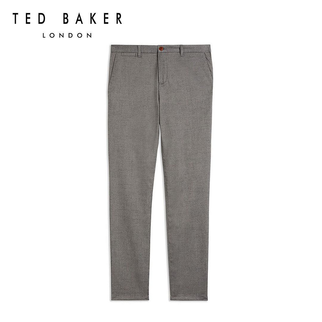 Ted Baker Unisex Baren Irvine Fit Textured Trousers|,|