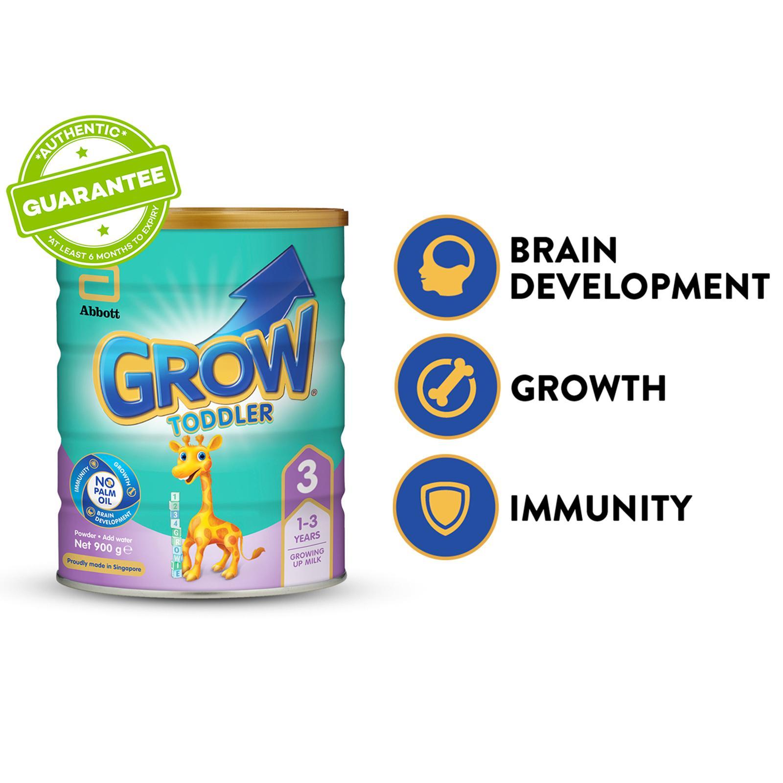 Grow Growing Up Milk for Toddlers - Stage 3 (1 - 3 years) - 900G|,|
