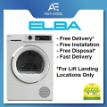 ELBA EBD 882H VT 8KG WHITE FRONT LOAD HEAT PUMP DRYER|,|