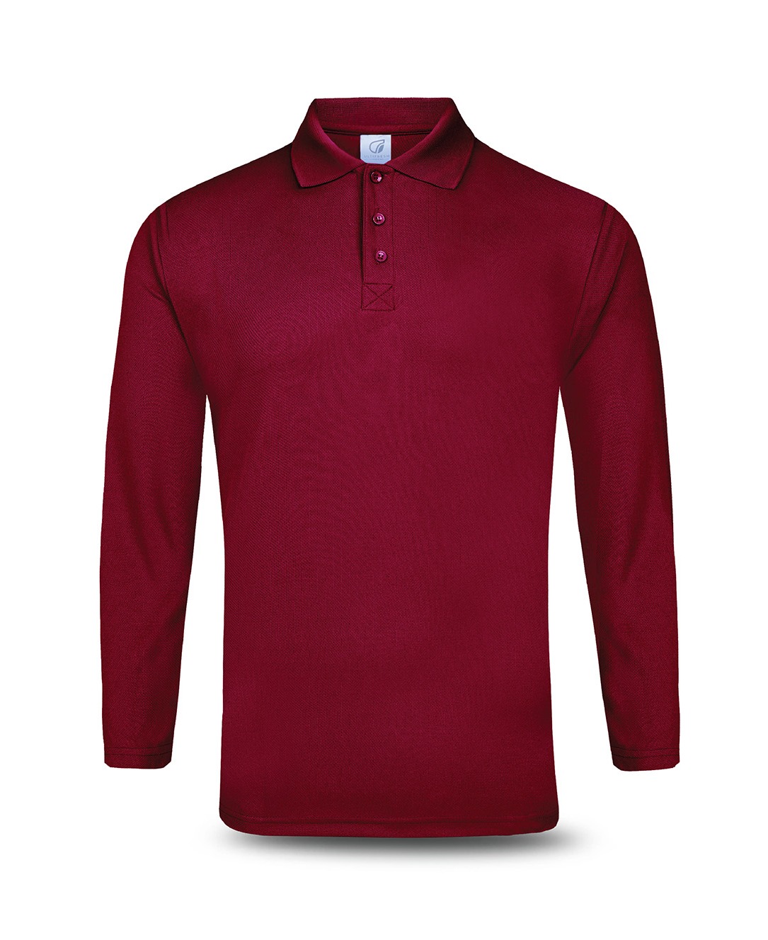 [Pre-order] Maroon Anti-Odour Dri Fit Long Sleeve Polo T-Shirt (XS - 5XL)|,|