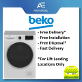 BEKO B3T4824DW 8KG FRONT LOAD HEAT PUMP DRYER|,|