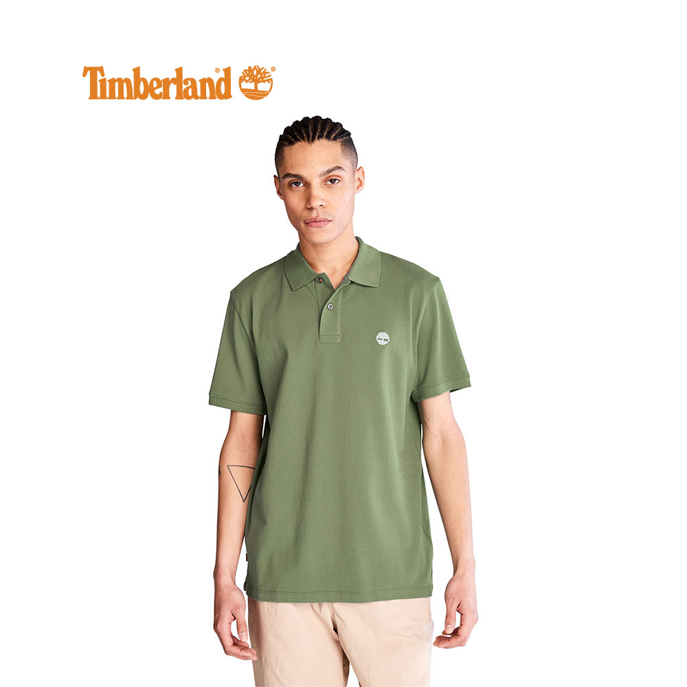 Timberland Men&#x27;s Millers River Pique Polo Shirt Cassel Earth|,|